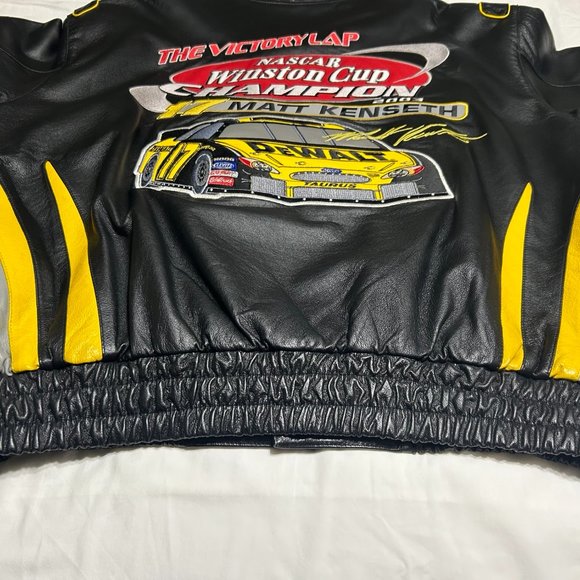 NASCAR Winston Cup Champion 2003 DeWalt Matt Kenseth #17 Leather Jacket - Picture 13 of 15